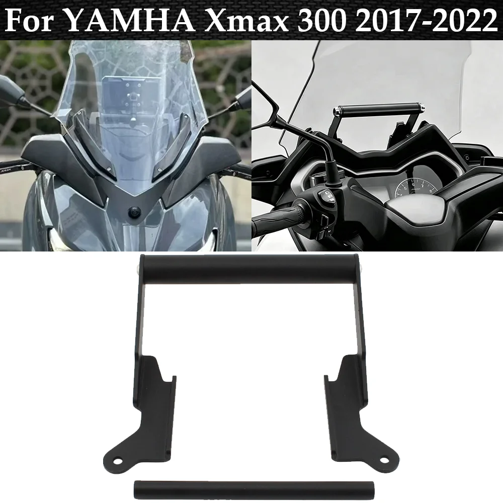 For YAMHA Xmax 300 2017-2022 GPS Navigator Bracket Phone Holder Support Phone GPS Navigator Bracket Upgrade