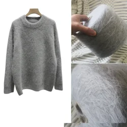 500g/ball Soft Rabbit Yarn for Knitting Wool Warm Crochet Mohair Yarn Acrylic Anti-Pilling Sweater Scarf Thread High Quality