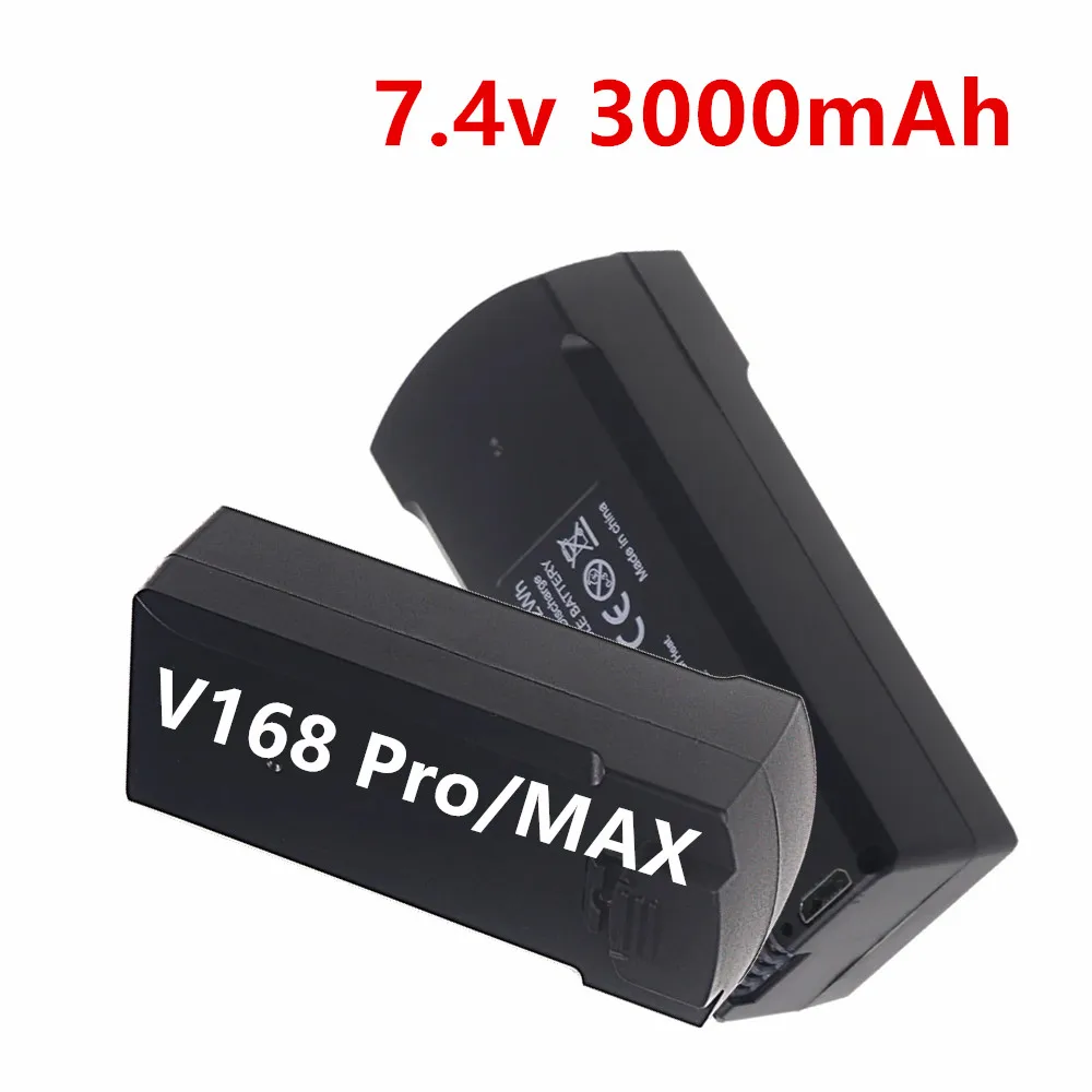 Image of V168 Pro Max GPS-Drohnen-Akku 7,4V 3000mAh V198 Drohnen-Wiederaufladbare Lipo-Batteriepacks RC-Quadcopter-Zubehör