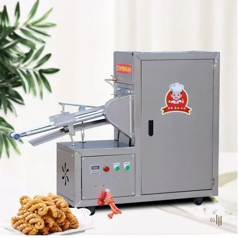 Fully Automatic Fried Dough Twist Machine, Commercial Snack Maker for Salt & Pepper Fried Dough Twists