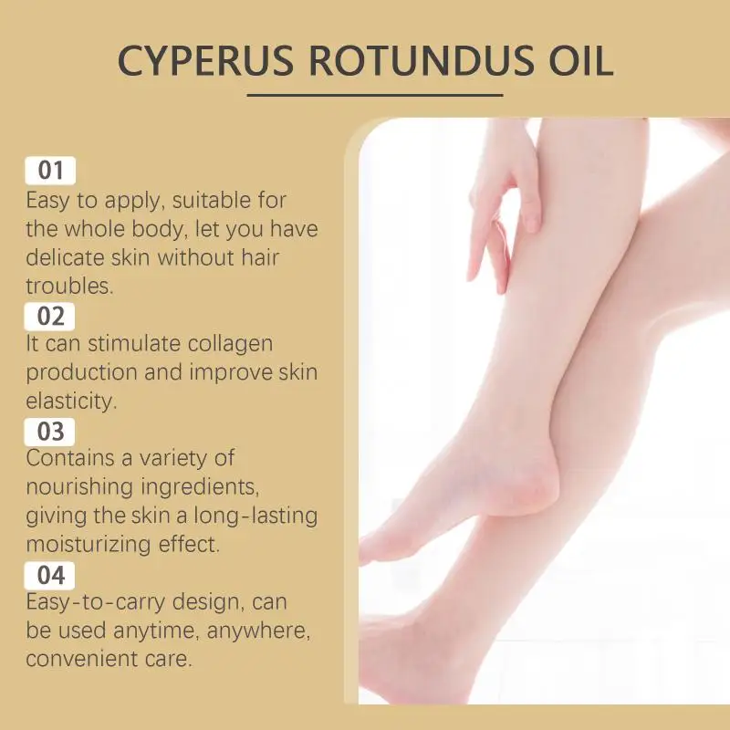 

Hair Removal Care Essential Oil for Men and Women Relieves Redness Moisturizing Nourishes Skin After Shaving
