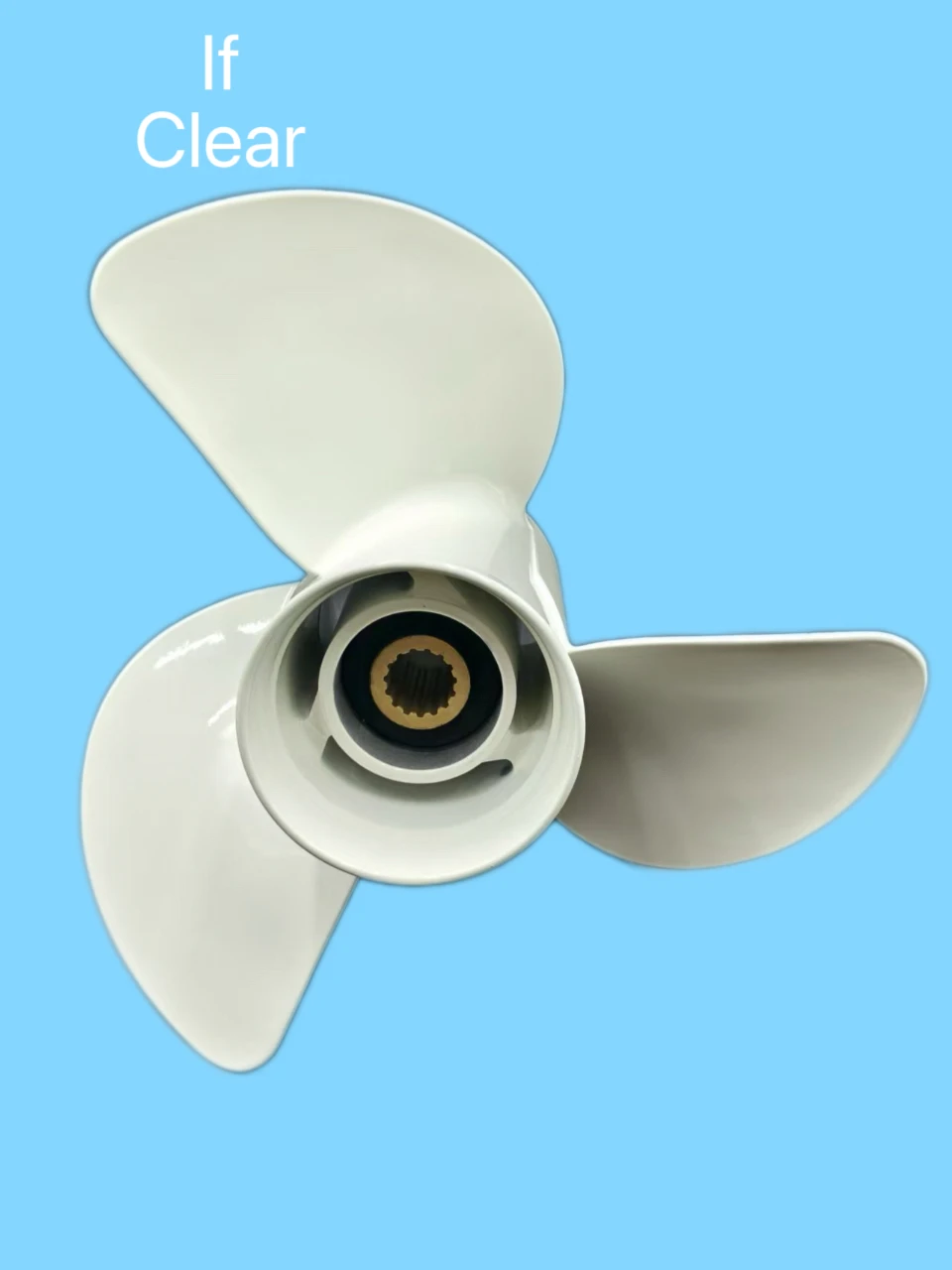 Hélice de substituição para motor de popa Yamaha 60HP 75HP 85HP 90HP 115HP 13-1/4x17-K barco de alumínio de 3 lâminas P