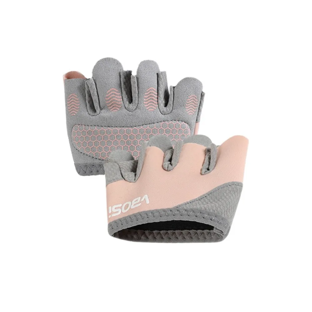 

1Pair Anti-Slip Gym Half Finger Gloves Four Finger Lightweight Anti-Slip Workout Gloves Thin Anti-callus Crossfit Gloves Yoga