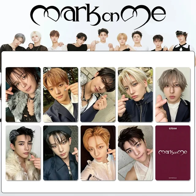 Idol &TEAM Photocards Mark on Me Album Lomo Cards FUMA NICHOLAS EJ YUMA JO Special Edition Postcards Fans Collectibles Gifts 5