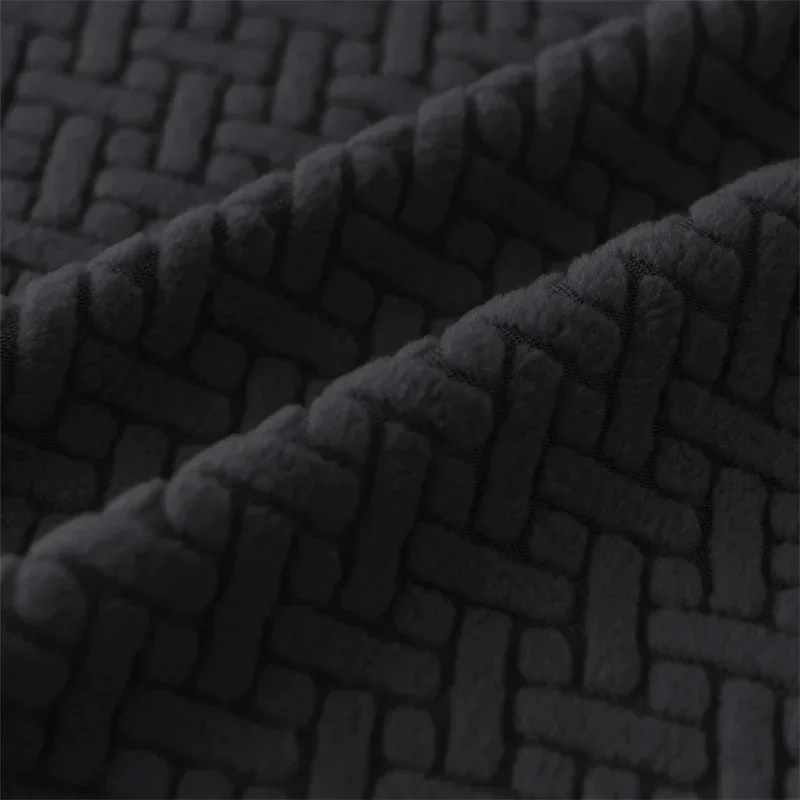 2 teile/satz Jacquard Flügel Stuhl Abdeckungen Einfarbig Stretch Wingback Sessel Schonbezüge Anti-schmutzige Möbel Protector Dekor – Detail 4