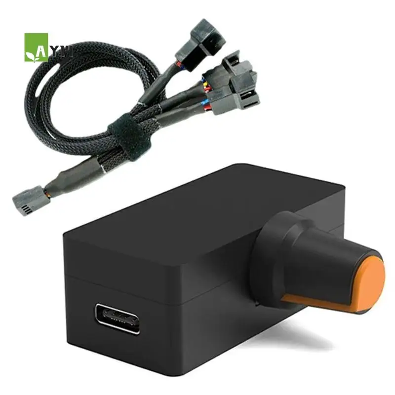 AY14 -PWM وحدة تحكم في السرعة 12 فولت 4Pin محافظ المروحة العنيفة PD QC شحن سريع لتقوم بها بنفسك مبرد تبريد المياه