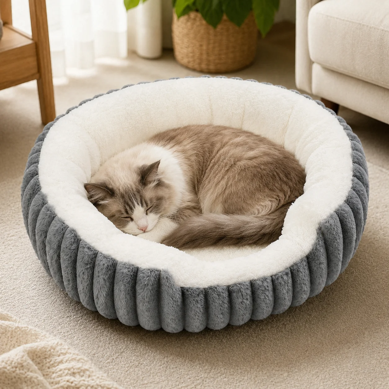 Ultra-Cozy Calming Pet Bed 3