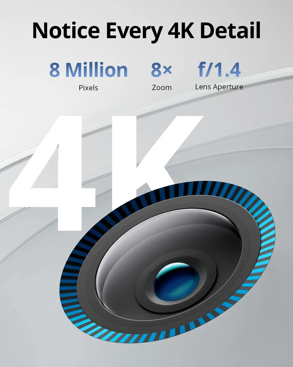 eufy security S330 eufyCam 3, kamera bezpieczeństwa, zewnętrzna bezprzewodowa kamera 4K, panel słoneczny, na zawsze moc, rozpoznawanie twarzy AI