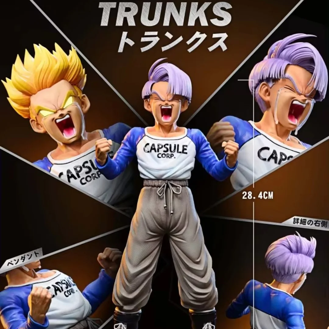 

Dragon Ball Z Figure Trunks Figures Super Saiyan Trunks Model Replacement Head Pvc Statue Doll Ornament Kid Birthday Toys Gifts