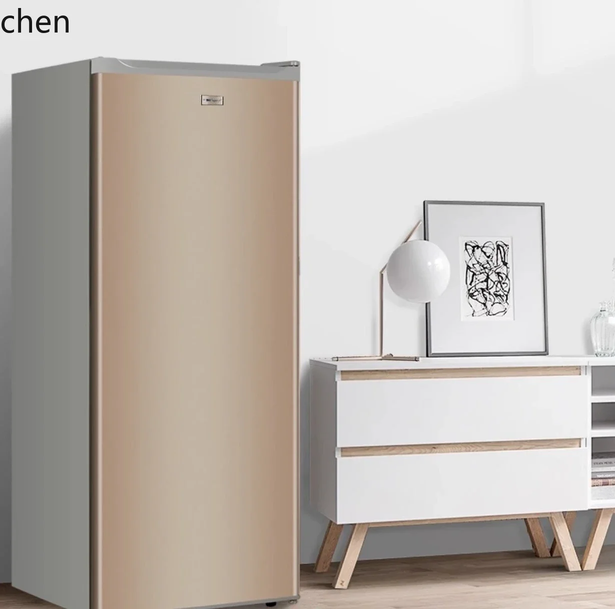 fully frozen small refrigerator 180L drawer freezer vertical milk storage small household energy-saving freezing freezer