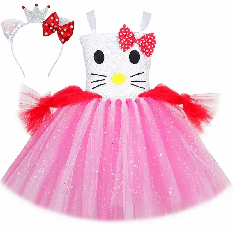 hello kitty dress for 7th birthday Glitter Tutu Girls Pink making morning routines quick plum maxi dress Right. Most requested video Color:Ivory/Blush/Nude