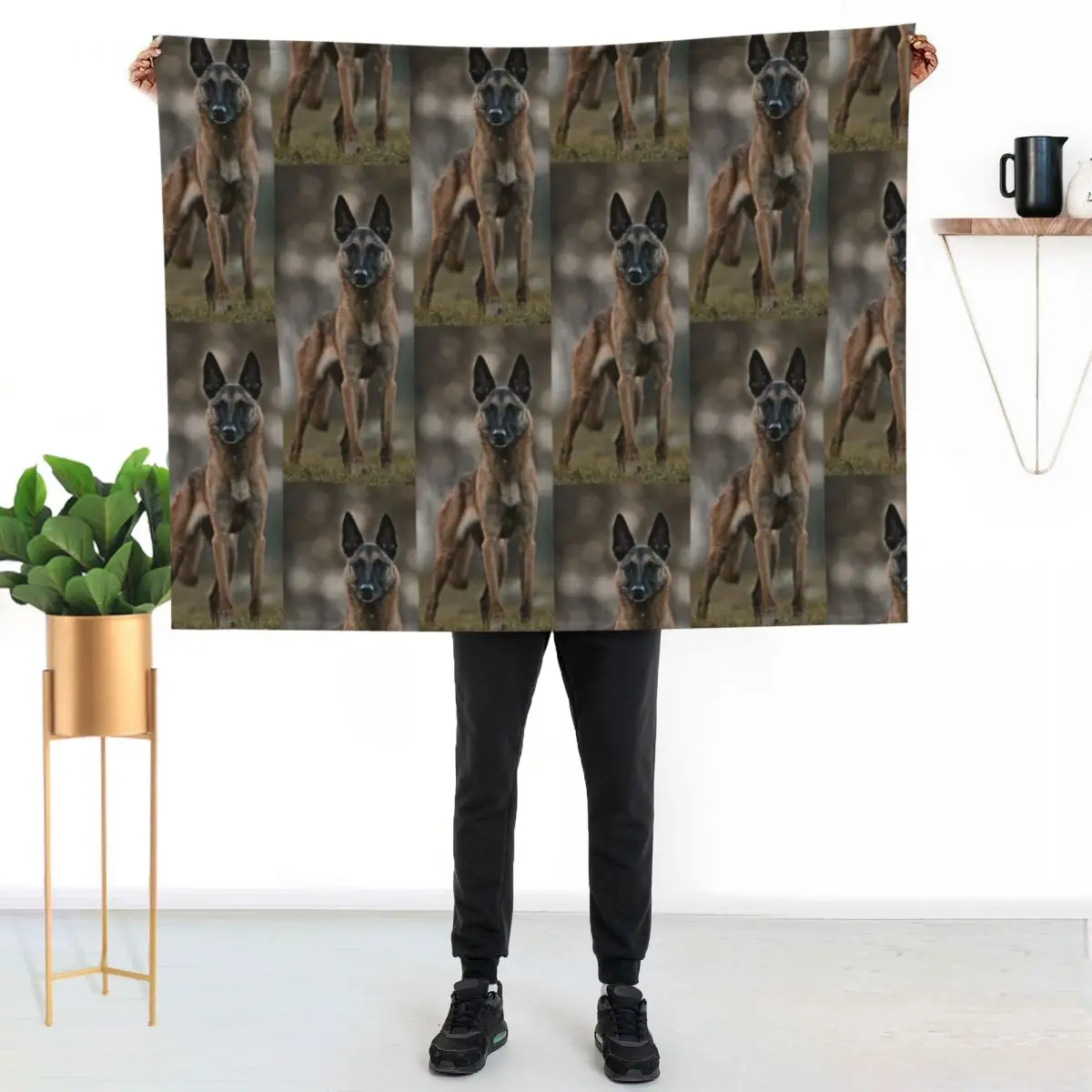 belgian shepherd malinois amazing Throw Blanket Bed covers blankets and throws Multi-Purpose Loose Hair for winter Blankets