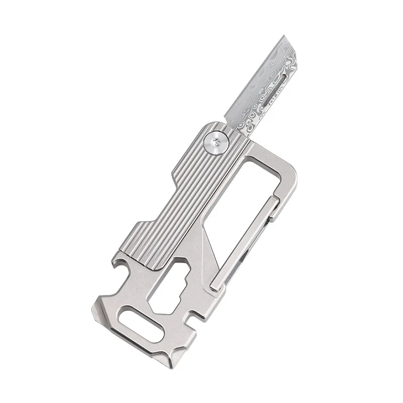 

7в1 Титановый карманный нож Многофункциональный брелок Отвертка Открытый EDC