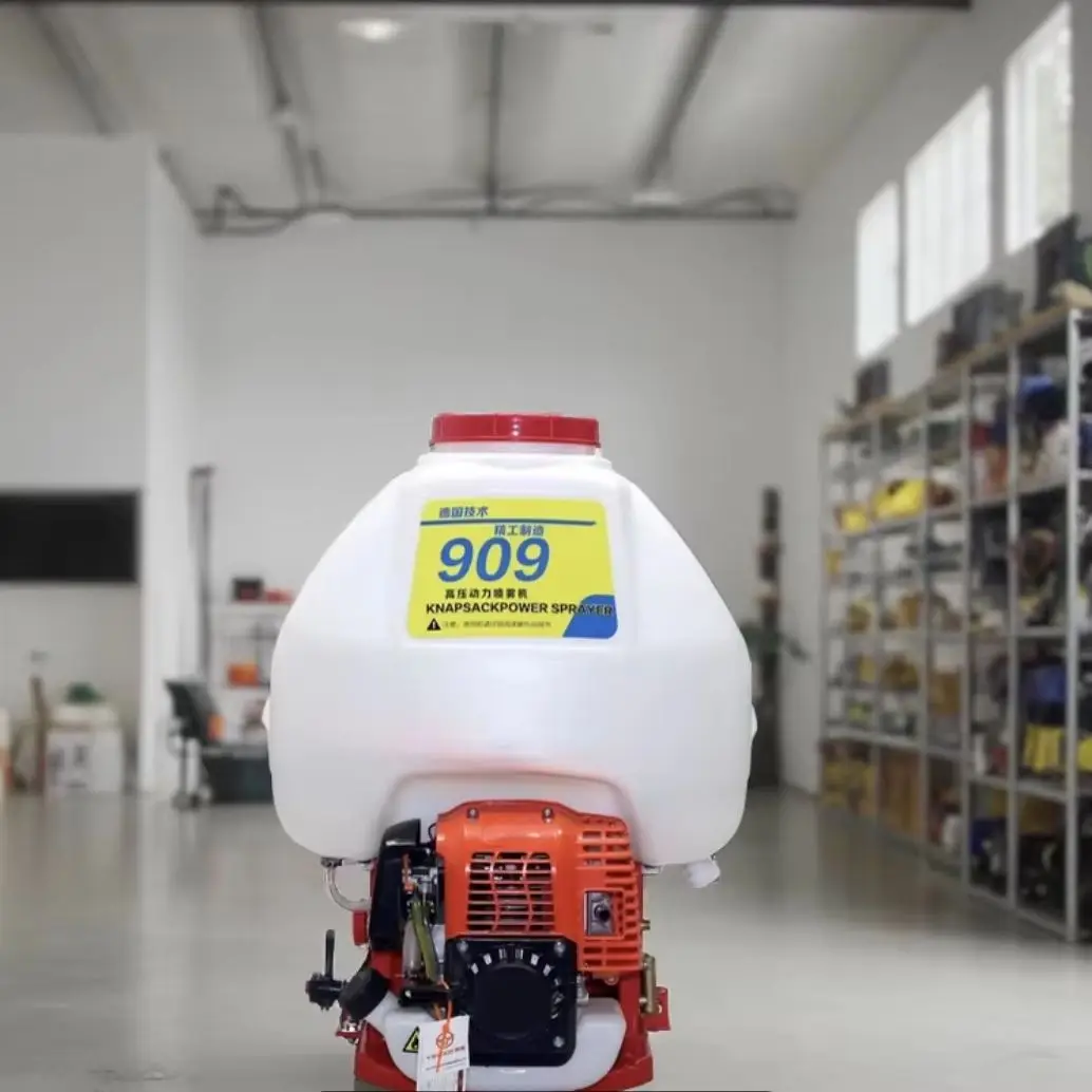 30L Agricultural Fertilizer 31CC 4-Stroke 139F Gas Engine Backpack Duster Sprayer Spraying Equipment for Farming Mister 909