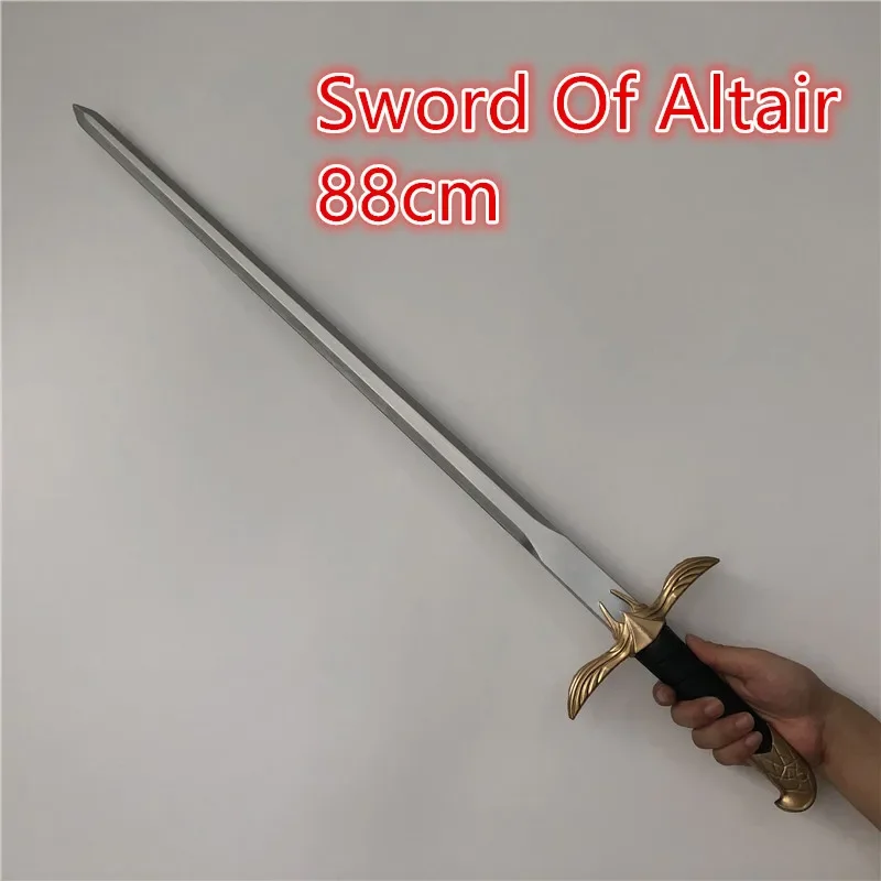 Big Sword Weapon Game 1:1 Anime Cosplay Gold Wing Sword Prop Role Play Gift Safety PU Golden King Sword 87cm