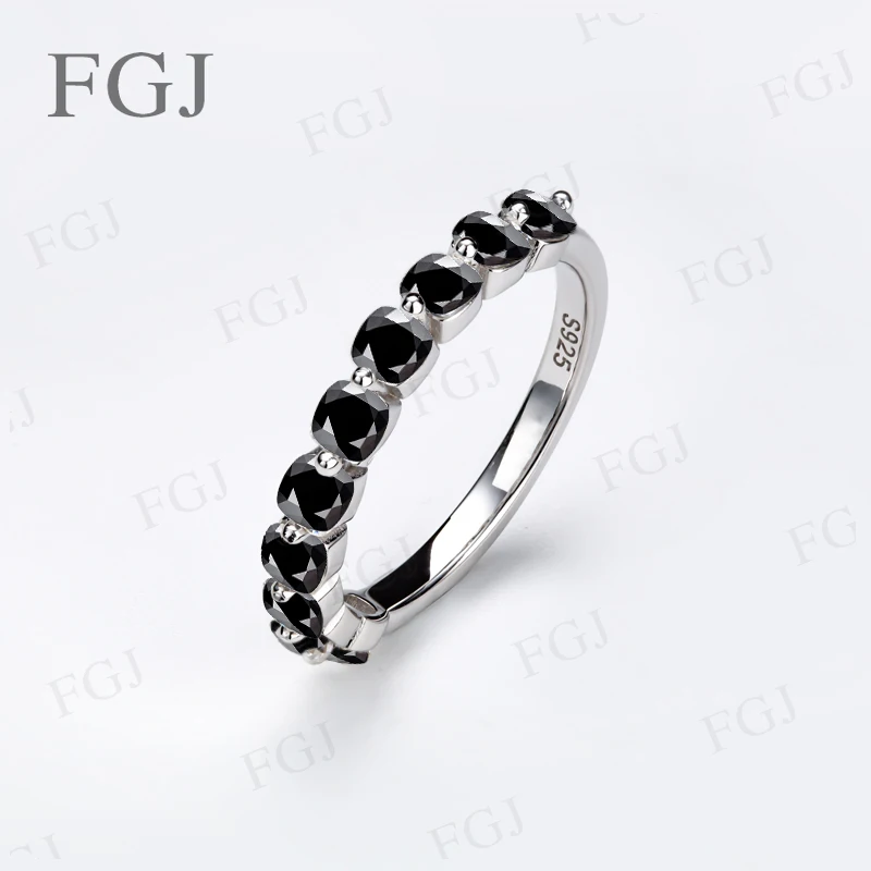 Moissanit-Ring aus 925 Sterling Silber mit Kissenform-Schliff in D-Farbe/Schwarz/Grün/Champagner für Tägliches Tragen, Jubiläumsgeschenk, Edler Schmuck für Sie – Detail 7