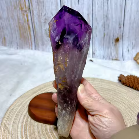 Healing Natural Crystal Rainbow Amethyst Wand Raw Stone Tower High Quality Gemstones Mineral Energy Home Decorations Gift