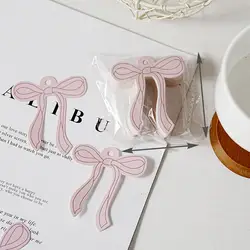 50pcs Cute Bow Hanging Tag DIY Handmade INS Gift Flowers Baking Decoration Fashion Paper Hanging Tag Baking Products