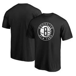 Brooklyn Netsバスケットボールジャージ、綿100% 、大人と子供のためのレジャーTシャツ、米国、新着、2022