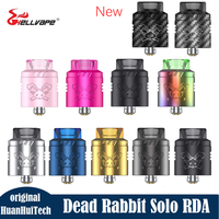 Original Hellvape Dead Rabbit Solo RDA Tank Atomizer 28mm diameter Single Coil Dual Airflow System DIY E-Cigarette Vaporizer