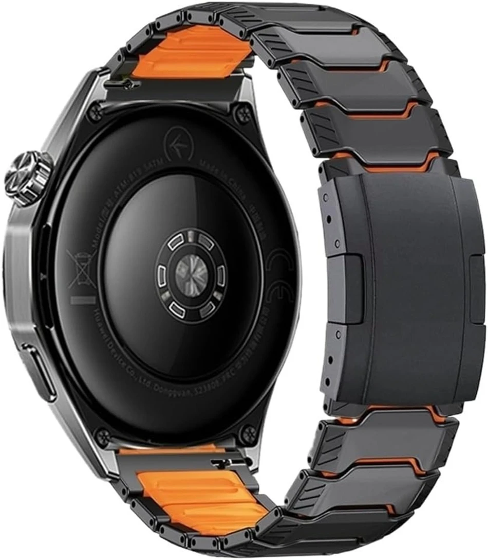 Titanium Rubber Magnetische Bandjes voor Samsung Galaxy Watch 8 Ultra 47mm 40/44/46mm Classic Band voor Huawei GT 6/5/4 Pro 22mm Band