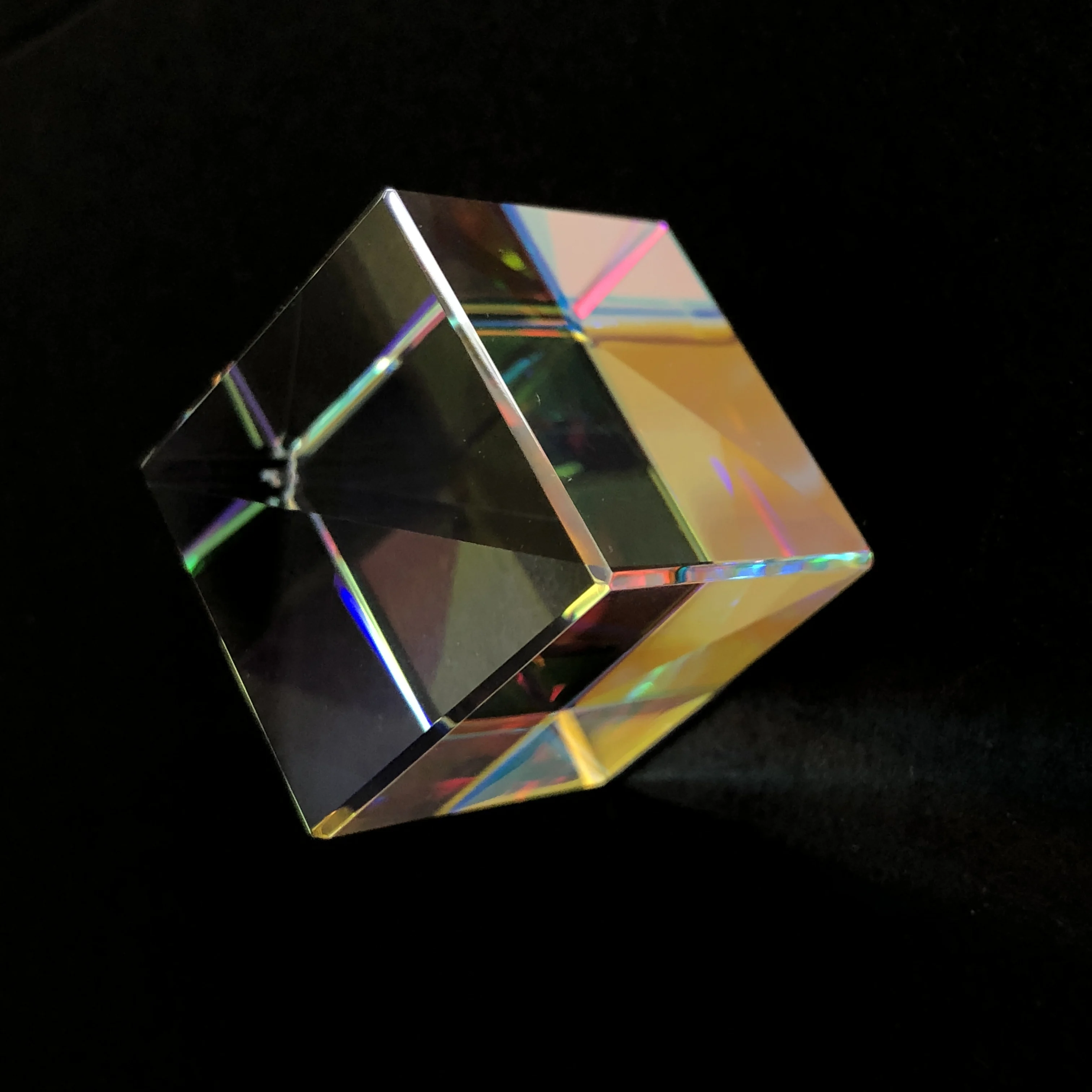 18*18*18mm Optical Science Popularization for Cube  Experiment Projector with Color Combination Prism