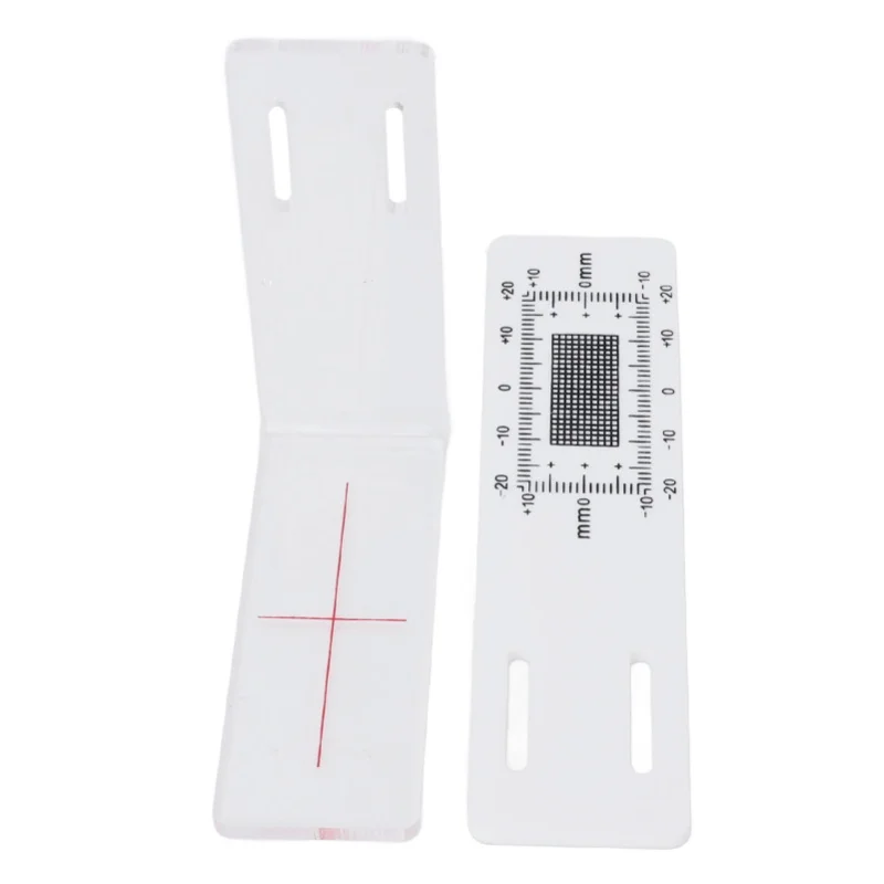 F5 Crack Monitor ABS Acrylic Accurate Standard Tell Tale Crack Gauge Monitor For Corner Record And Monitor Wall Deformation