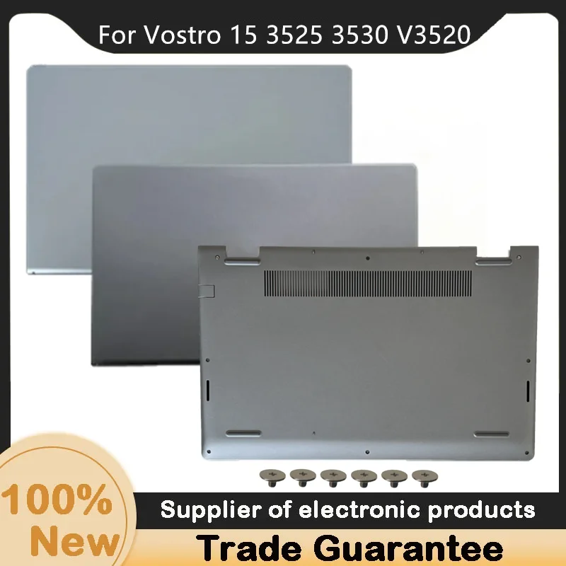 

Новинка для Vostro 15 3525 3530 V3520 задняя крышка ЖК-дисплея серая AM3MJ000101 Серебристая 0JNM5V нижняя базовая крышка O2GDX2 серые ноутбуки