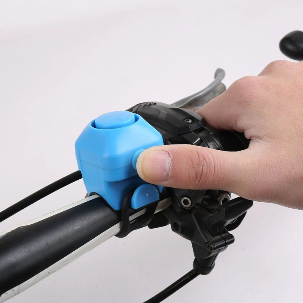

Bicycle Bell Foldable Plastic Horn Loud Sound Safety Cycling Air Alarm for Road Mountain Bikes Handlebar Cycle