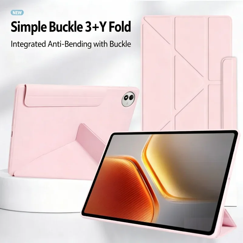 for IPad Pro 11 M4 2024 11 Inch Protective Cover Tablet Case Y-Shaped Folding Cover Auto Wake Sleep Protect Holder Shell