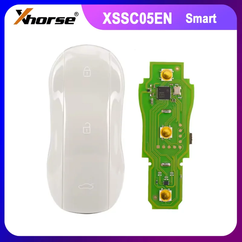 

1pcs XHORSE XSSC05EN XM38 TOY.T Univesal Smart Key Supercar Style Marble Grey Color