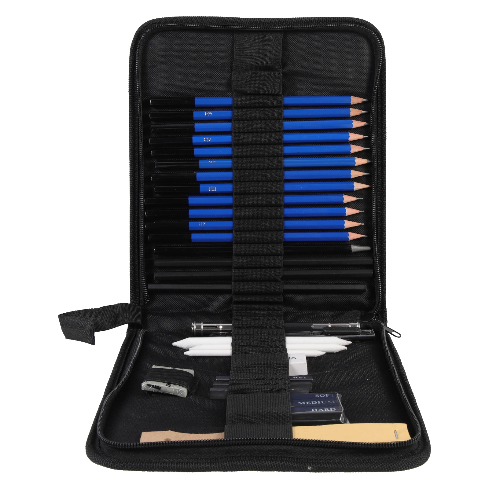 

1 set Drawing Sketching Kit Professional Sketching Pencil Complete Drawing Classrooms Students Art Supplies