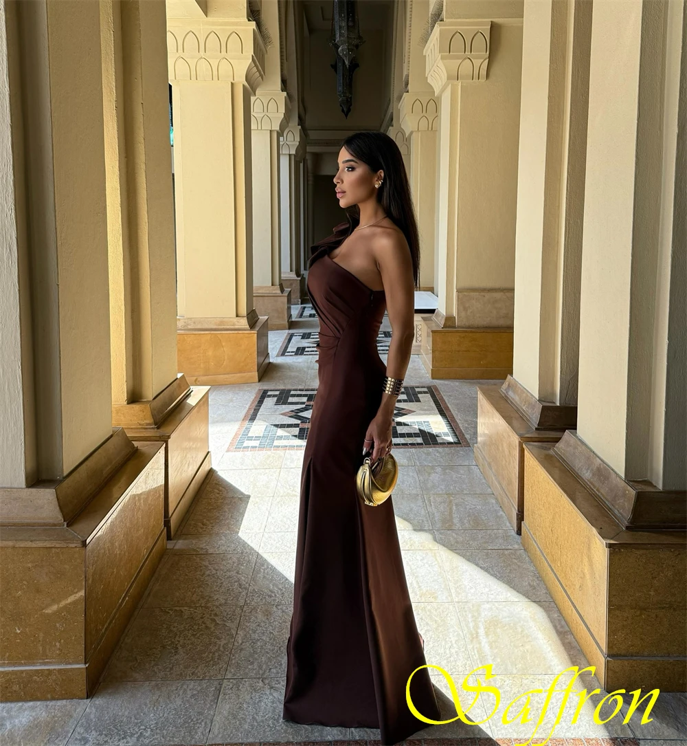 تخصيص أنيقة جيرسي واحد الكتف مساء اللباس الكلاسيكية حورية البحر فساتين حفلة موسيقية أزياء قطار الاجتياح فساتين المناسبات الخاصة