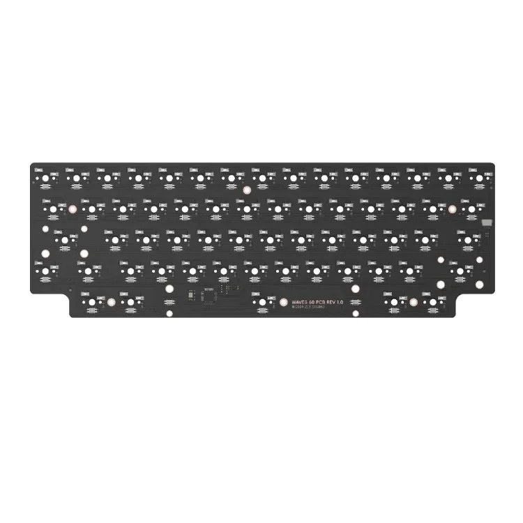 Imagem -03 - Kit de Teclado Mecânico Hot-swappable Personalizado Programável Rgb Via Qmk Teclados Pcb Compatível com Kara 60