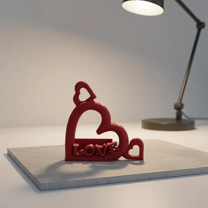 3D Printed Tulip Photo Album Stand Multifunctional Desktop Flower Ornament Home Photo Display Decoration