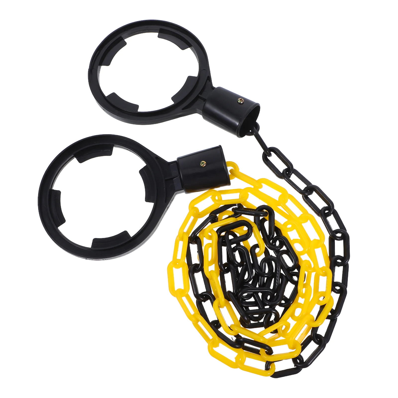 Plastic Fence Traffic Safety Barrier Warning Isolation Chain Adjustable Versatile Pedestrian Vehicle Protection Traffic