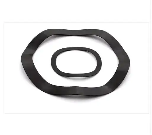 

Wave spring washer 65Mn Carbon steel three wave crest M3-M118 black wave gasket spring gasket Elastic washers