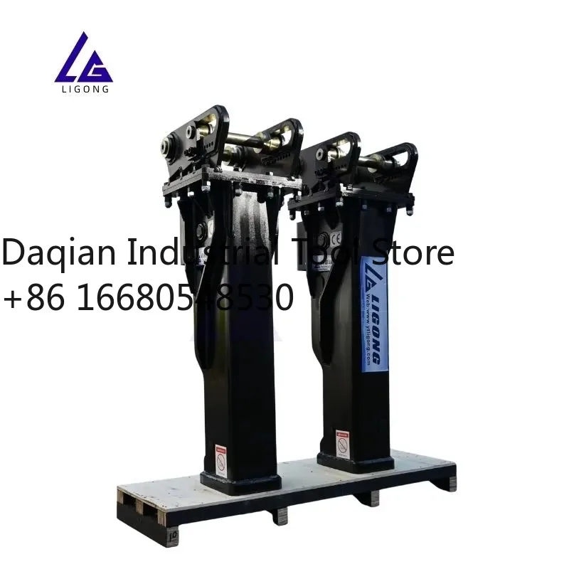 d1sLG Hydraulic Hammer Excavator Rock Breaker Attachment Durable Heavy  for Quarry and Construction Work