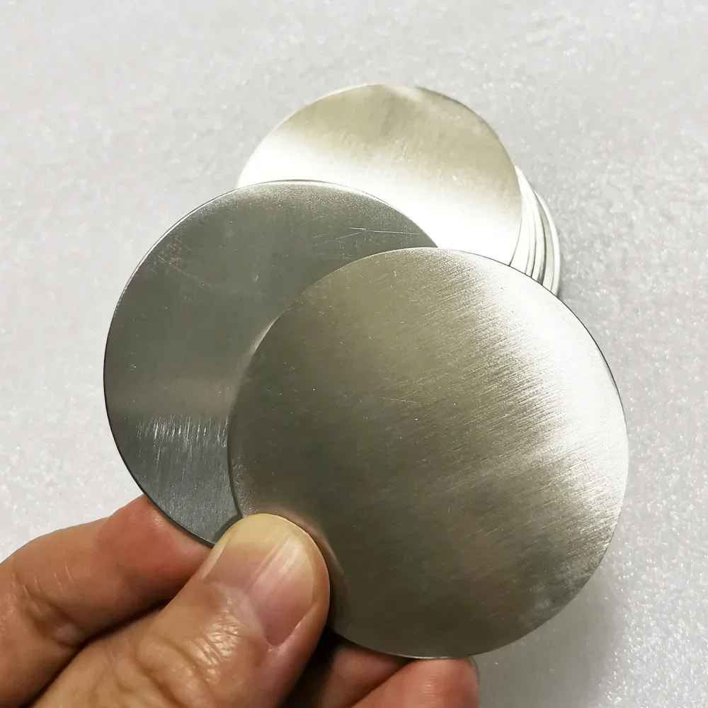 1pcs 304 Stainless Steel Round Plate Circular Sheet Disk Board CNC DIY Metal Base plate Thickness 0.5/1/1.5/2/2.5/3/4/5mm