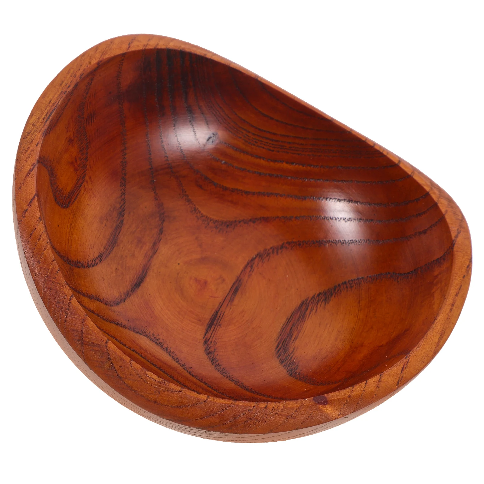 

Jujube Wood Bowl Small Wooden Bowls for Food Ingot Kitchen Counter Gold Snack Multipurpose Eating Decor Acid Wood Bowls Fits