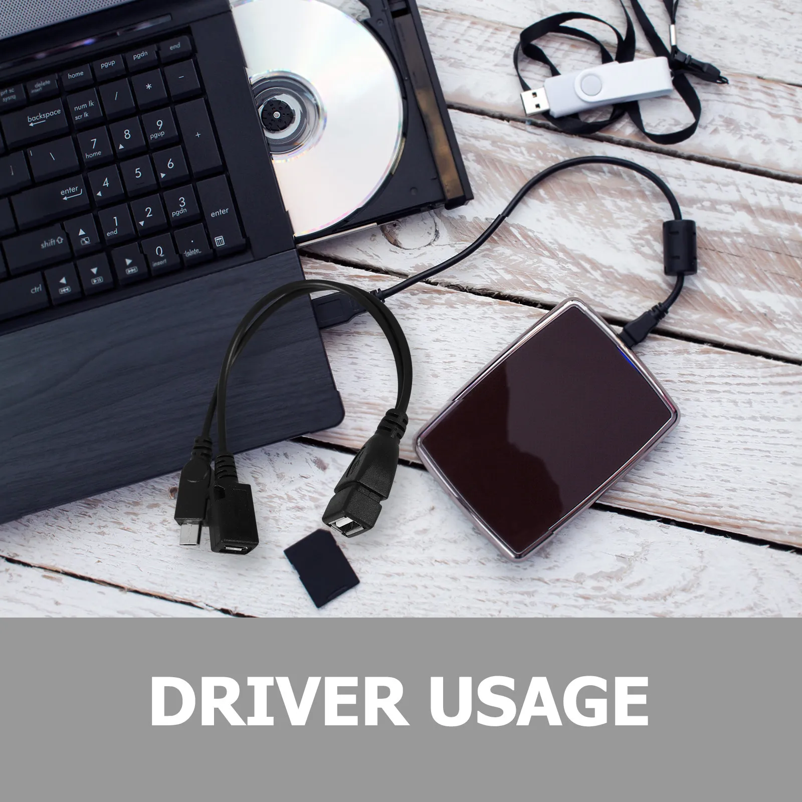 2Pcs Micro USB to USB Otg Adapter Cable Convert Charger Data for Phone Tablet External Device Otg Cable Phone Accessory