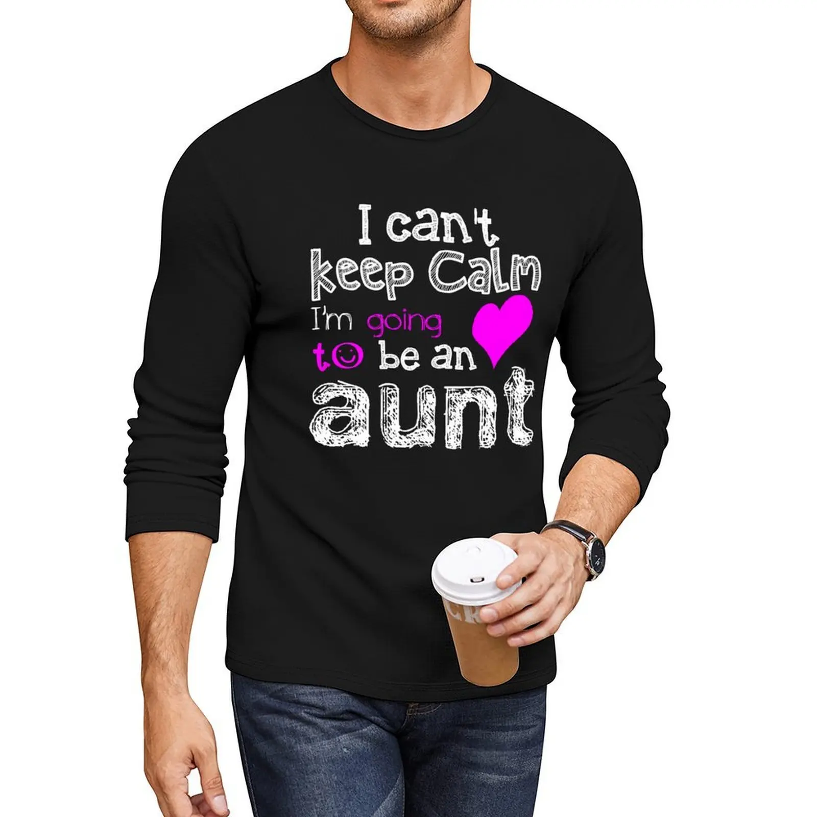 

I can't keep calm I'm going to be an aunt Long T-Shirt shirts graphic tees cute clothes anime clothes mens workout shirts