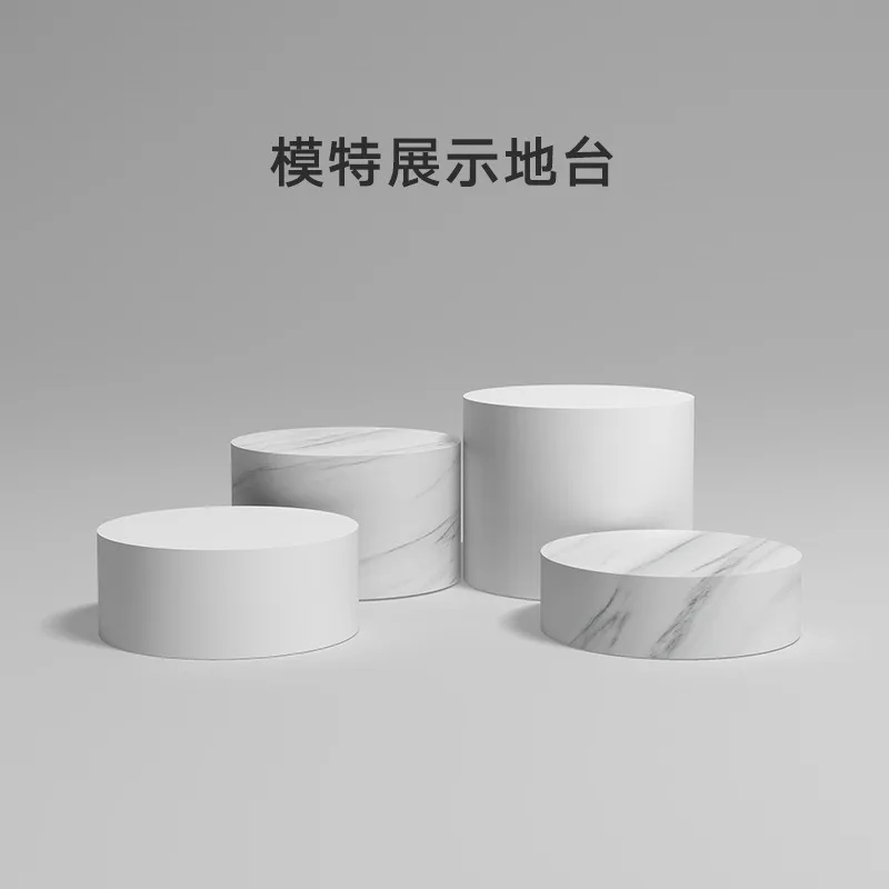 Clothing store Model platform Internet celebrity live platform Wedding shop fitting table Display table Props Water table Round