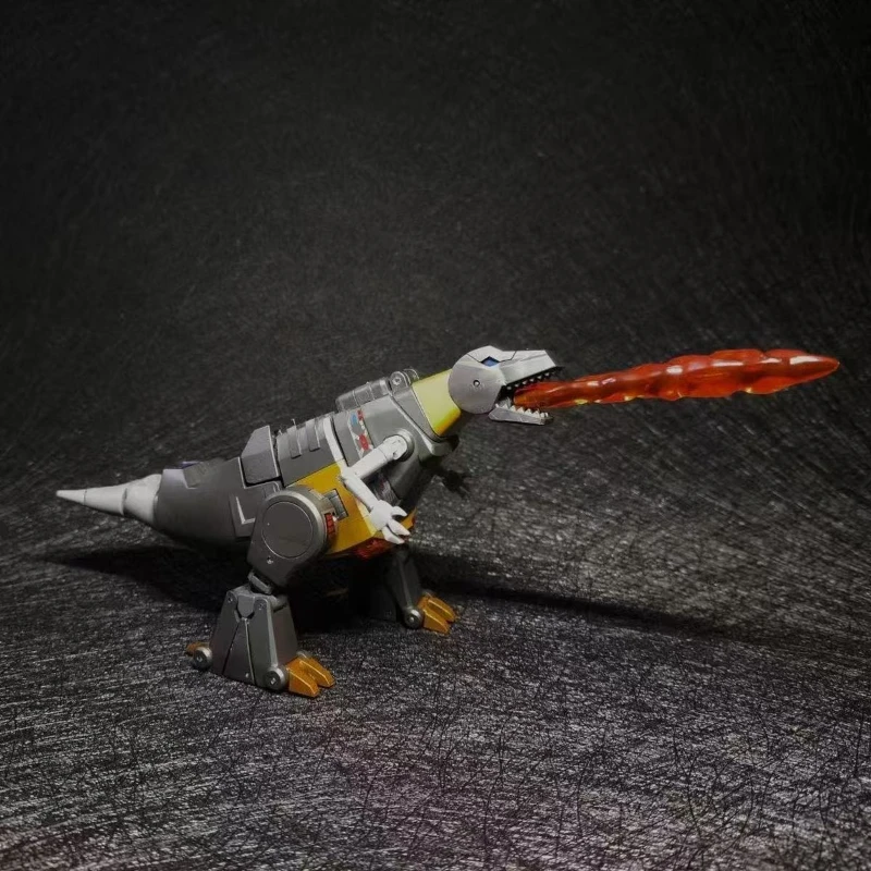 Verwandeltes Spielzeug MK-06 MK06 Kleiner Anteil Legierung Version Dinosaurier Stahlkabel Originalverpackung Junge Spielzeug Ornamente Sammlung Geschenk