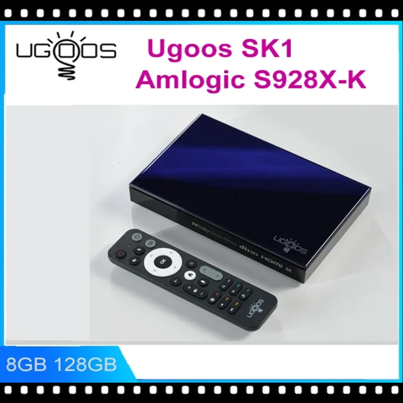 

Ugoos SK1 Android 11 Smart TV Box Amlogic S928X-K 8 GB 128 GB Wifi 6 BT5.2 1000M Support Dolby Widevine L1 DTS Set Top Box