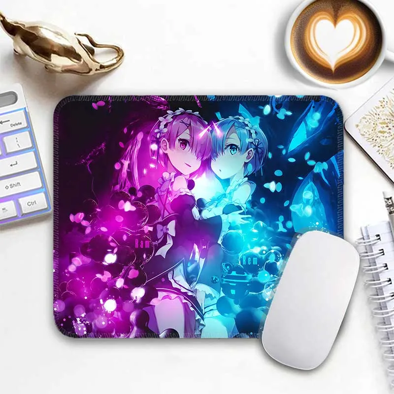 

Standard Anime Mouse Pad R_Re:Zero Small Mousepad Rem Travel MousePads Non-Slip Travel Mouse pad PC Non-Slip Gaming Mousemat