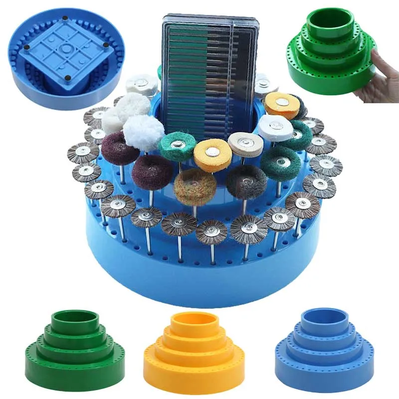 

Yasumai коробка для хранения ювелирных изделий, аксессуары для вращающегося инструмента, держатель для сверл, шлифовальный полировальный круг, головка, органайзер для игл