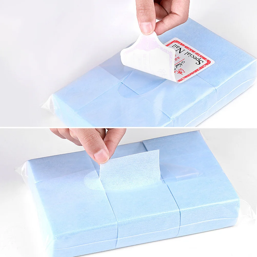 Ensemble de 4 sacs de lingettes pour ongles, tampons dissolvant jetables à haute absorption pour Salon, usage domestique, Kit d'accessoires de nettoyage de manucure