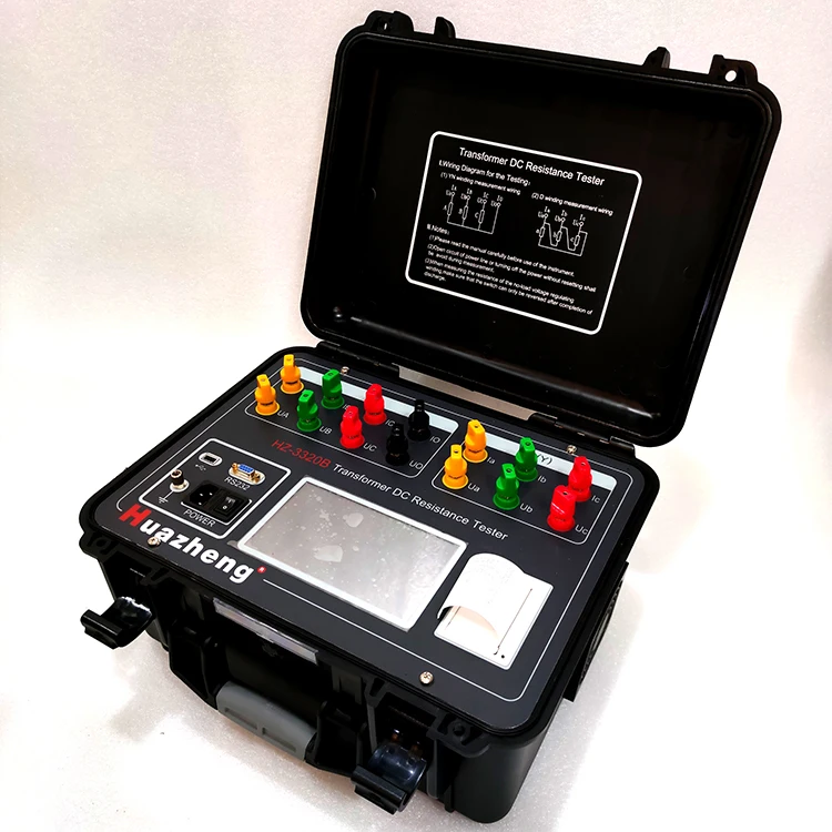 Electric  20A Transformer DC Winding Resistance Meter Three Phase 3 Channel Dc Resistance Tester