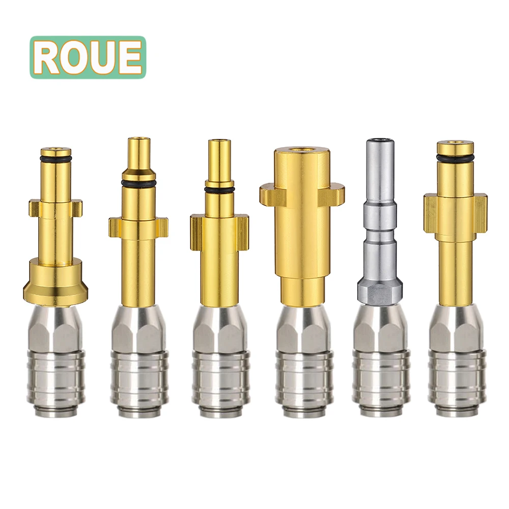 

ROUE 1/4 Automatic Quick Coupler Car Wash Cleaning For Karcher Connector Accessorie Parkside Nilfisk High Pressure Washer